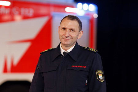 Präsentation des neuen Logos der Feuerwehr Köln