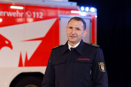 Präsentation des neuen Logos der Feuerwehr Köln