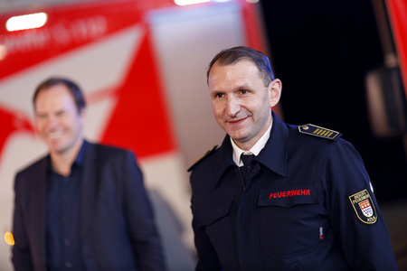 Präsentation des neuen Logos der Feuerwehr Köln