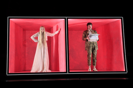 Theaterprobe 'Maria Stuart' in Berlin