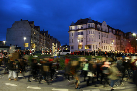 Demonstration gegen das neue Abtreibungsgesetz in Polen in Zgorzelec