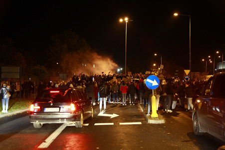 Demonstration gegen das neue Abtreibungsgesetz in Polen in Zgorzelec