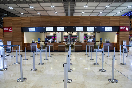 Führung vor der Inbetriebnahme des Flughafens Berlin-Brandenburg in Schönefeld