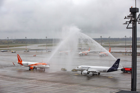Eröffnung des Flughafens Berlin-Brandenburg in Schönefeld