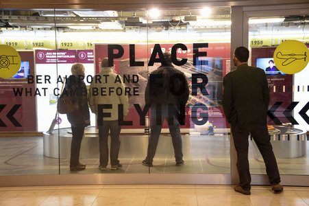 Regelbetrieb am Flughafen Berlin-Brandenburg in Schönefeld