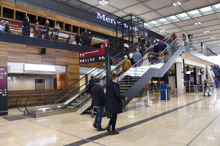 Regelbetrieb am Flughafen Berlin-Brandenburg in Schönefeld