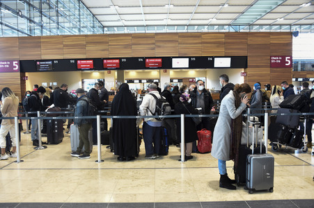 Regelbetrieb am Flughafen Berlin-Brandenburg in Schönefeld