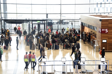 Regelbetrieb am Flughafen Berlin-Brandenburg in Schönefeld