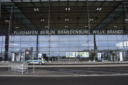 Regelbetrieb am Flughafen Berlin-Brandenburg in Schönefeld