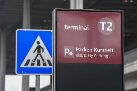Regelbetrieb am Flughafen Berlin-Brandenburg in Schönefeld