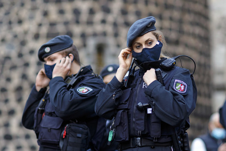 Demonstration gegen die Corona-Maßnahmen in Köln