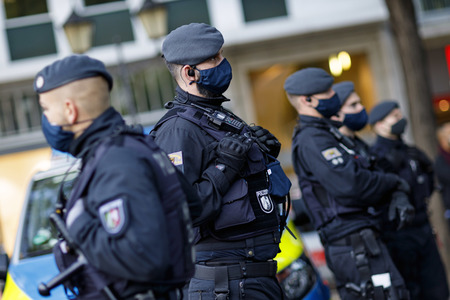 Demonstration gegen die Corona-Maßnahmen in Köln