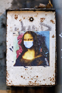 Corona-Sticker von Ursula Düster in Köln