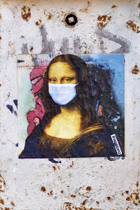 Corona-Sticker von Ursula Düster in Köln