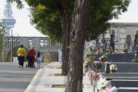 Der Friedhof La Almudena in Madrid