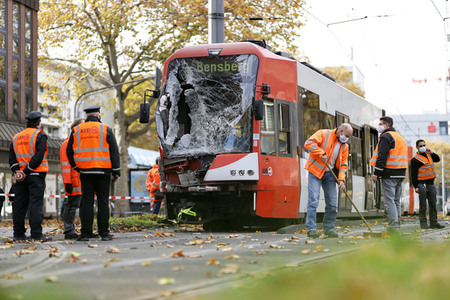 Straßenbahnunfall in Köln