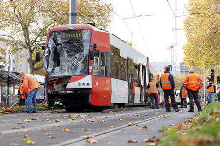 Straßenbahnunfall in Köln