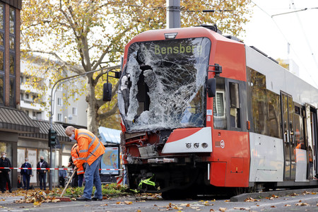 Straßenbahnunfall in Köln