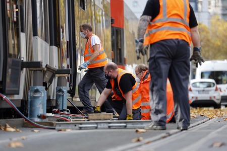 Straßenbahnunfall in Köln
