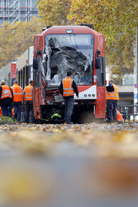 Straßenbahnunfall in Köln