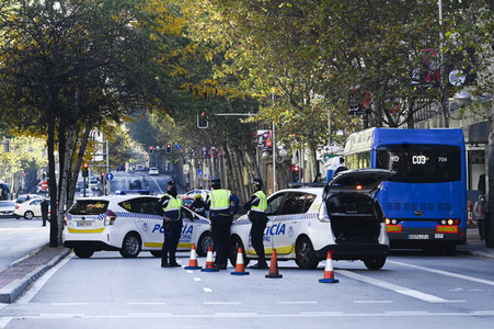 Klimaprotest der Umweltschutzbewegung Extinction Rebellion in Madrid