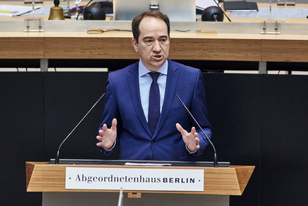 66. Plenarsitzung des Abgeordnetenhauses in Berlin