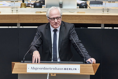 66. Plenarsitzung des Abgeordnetenhauses in Berlin