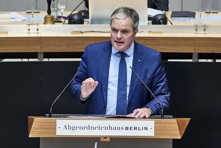 66. Plenarsitzung des Abgeordnetenhauses in Berlin