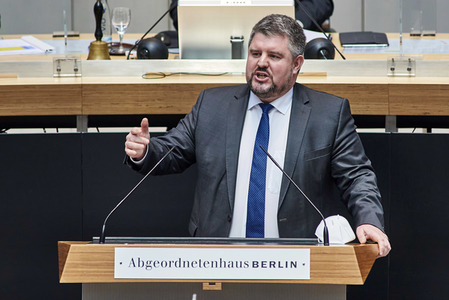 66. Plenarsitzung des Abgeordnetenhauses in Berlin