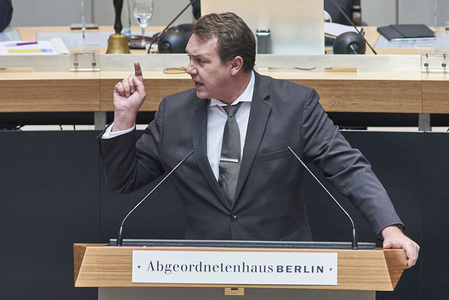 66. Plenarsitzung des Abgeordnetenhauses in Berlin