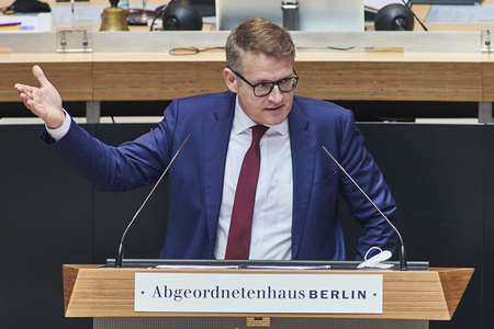 66. Plenarsitzung des Abgeordnetenhauses in Berlin
