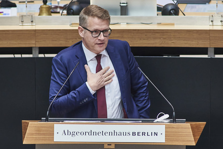 66. Plenarsitzung des Abgeordnetenhauses in Berlin