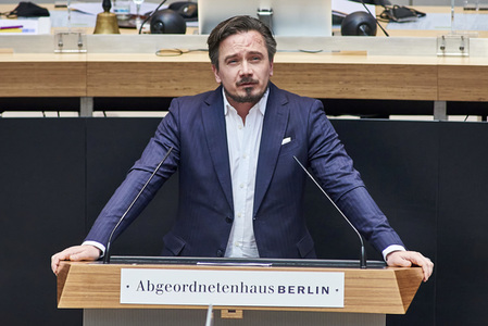 66. Plenarsitzung des Abgeordnetenhauses in Berlin