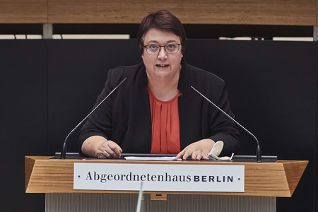 66. Plenarsitzung des Abgeordnetenhauses in Berlin