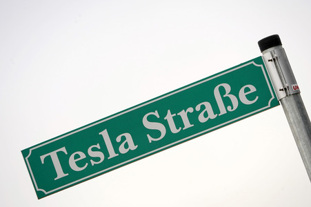 Baustelle der Tesla Gigafactory 4 in Grünheide