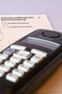 Symbolfoto Krankschreibung per Telefon