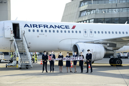 Letzter Abflug vom Flughafen Tegel in Berlin