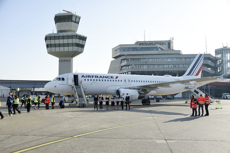 Letzter Abflug vom Flughafen Tegel in Berlin