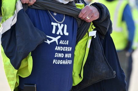 Letzter Abflug vom Flughafen Tegel in Berlin