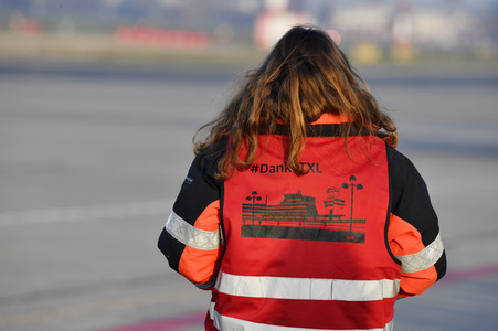 Letzter Abflug vom Flughafen Tegel in Berlin