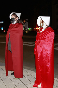 Demonstration gegen das polnische Abtreibungsgesetz in Zgorzelec