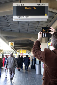 Letzter Abflug vom Flughafen Tegel in Berlin