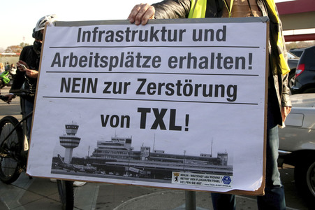 Letzter Abflug vom Flughafen Tegel in Berlin