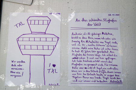 Letzter Abflug vom Flughafen Tegel in Berlin