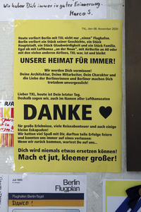 Letzter Abflug vom Flughafen Tegel in Berlin