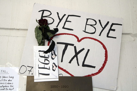 Letzter Abflug vom Flughafen Tegel in Berlin