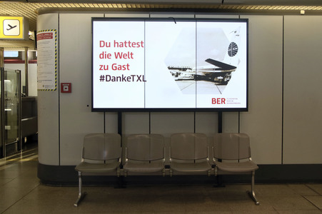 Letzter Abflug vom Flughafen Tegel in Berlin