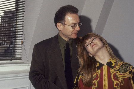 Pressetermin mit Robert Fripp und Toyah Willcox in London