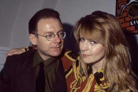 Pressetermin mit Robert Fripp und Toyah Willcox in London
