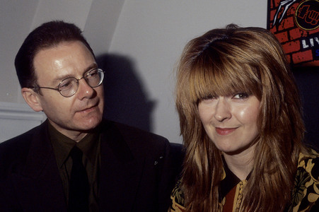 Pressetermin mit Robert Fripp und Toyah Willcox in London
